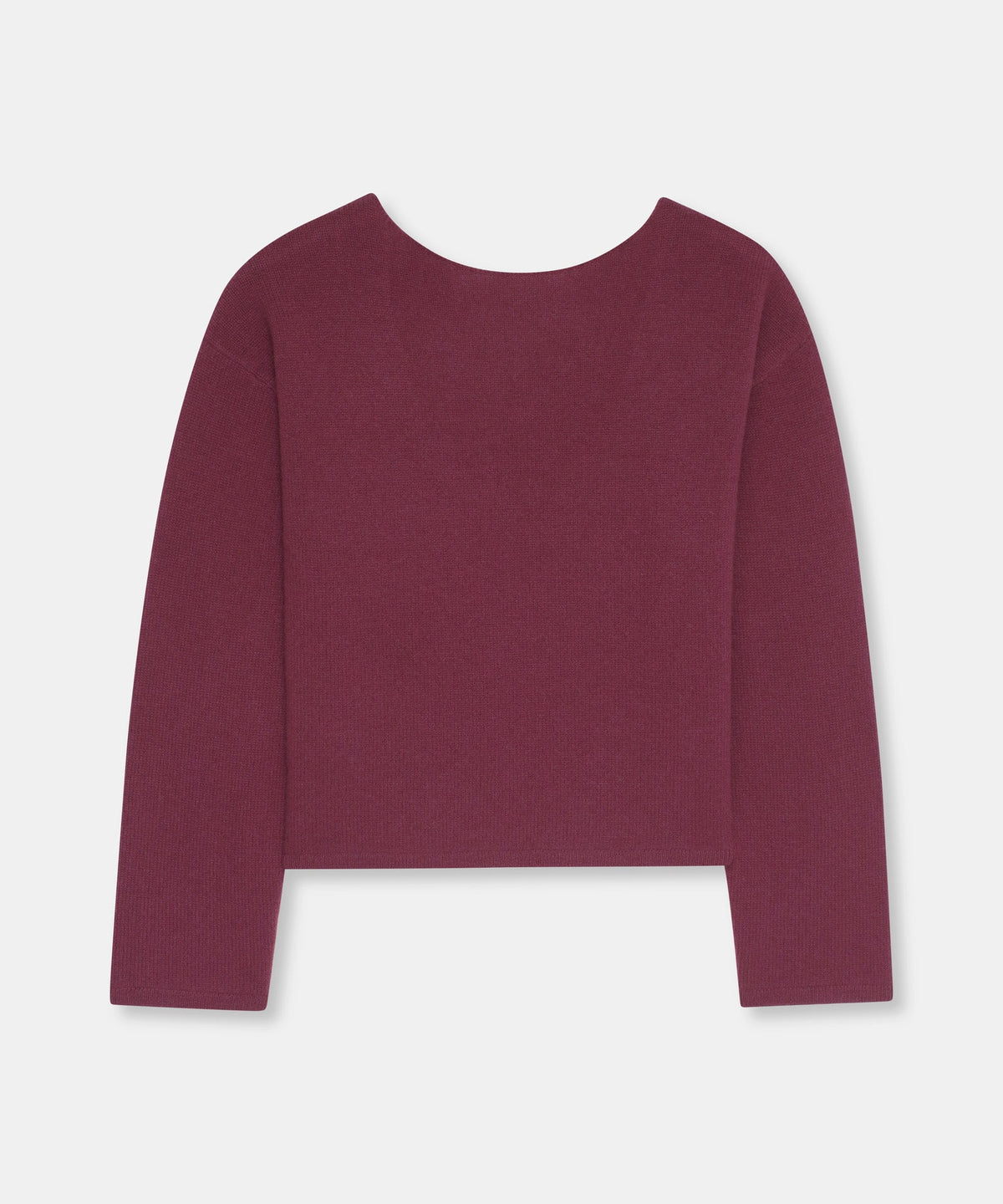 Reversible Cashmere Boatneck Sweater