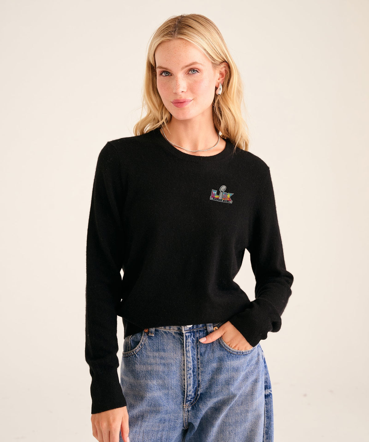 Super Bowl LX Cashmere Sweater