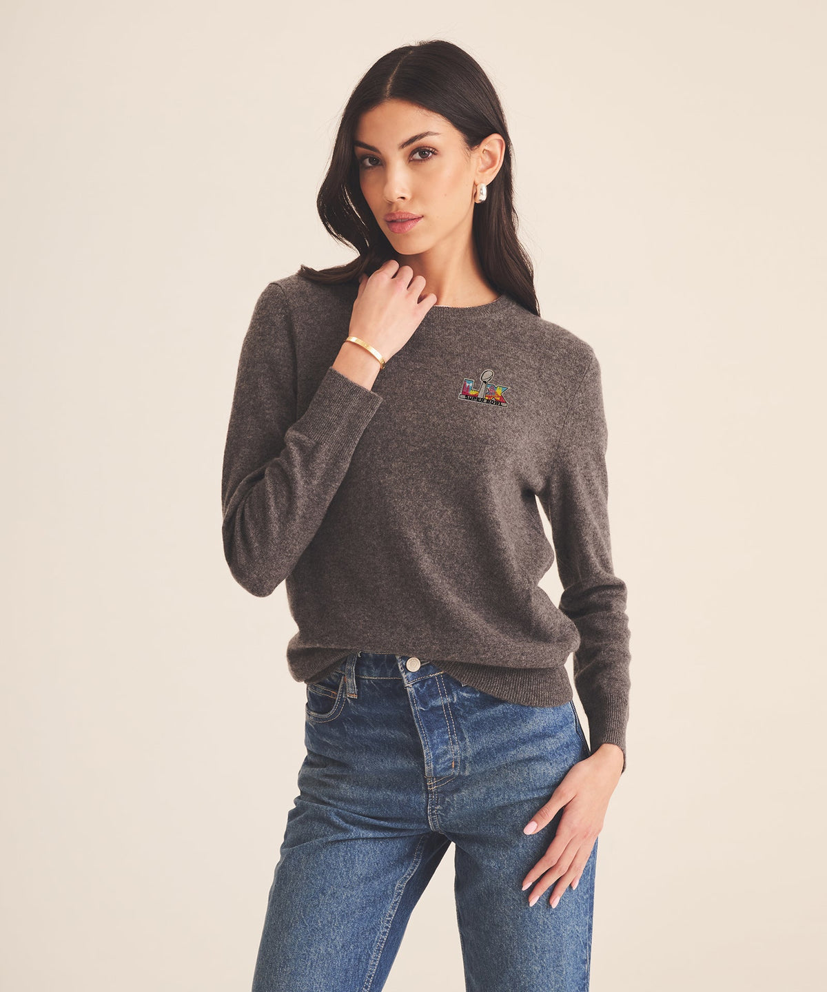 Super Bowl LX Cashmere Sweater