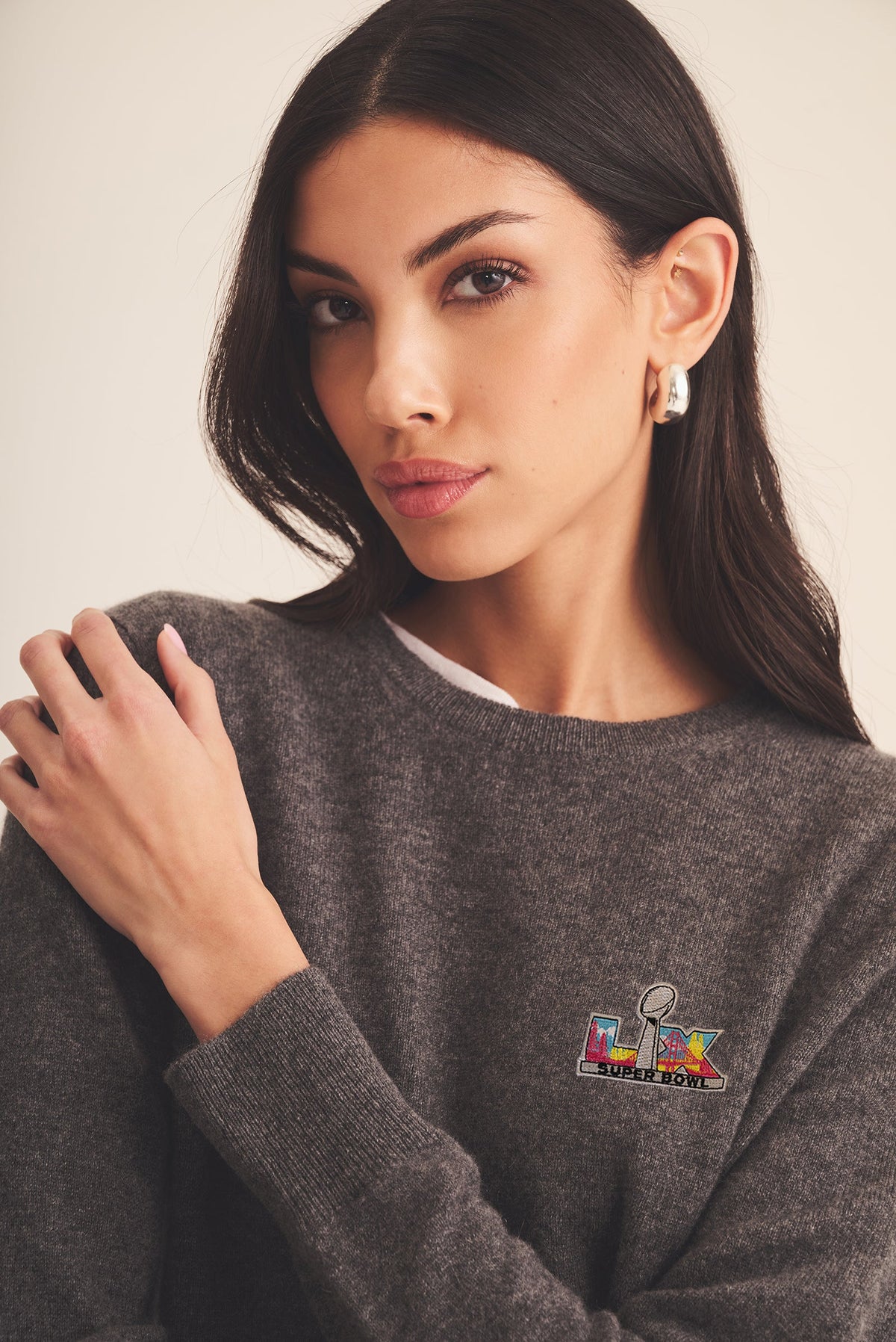 Super Bowl LX Cashmere Sweater