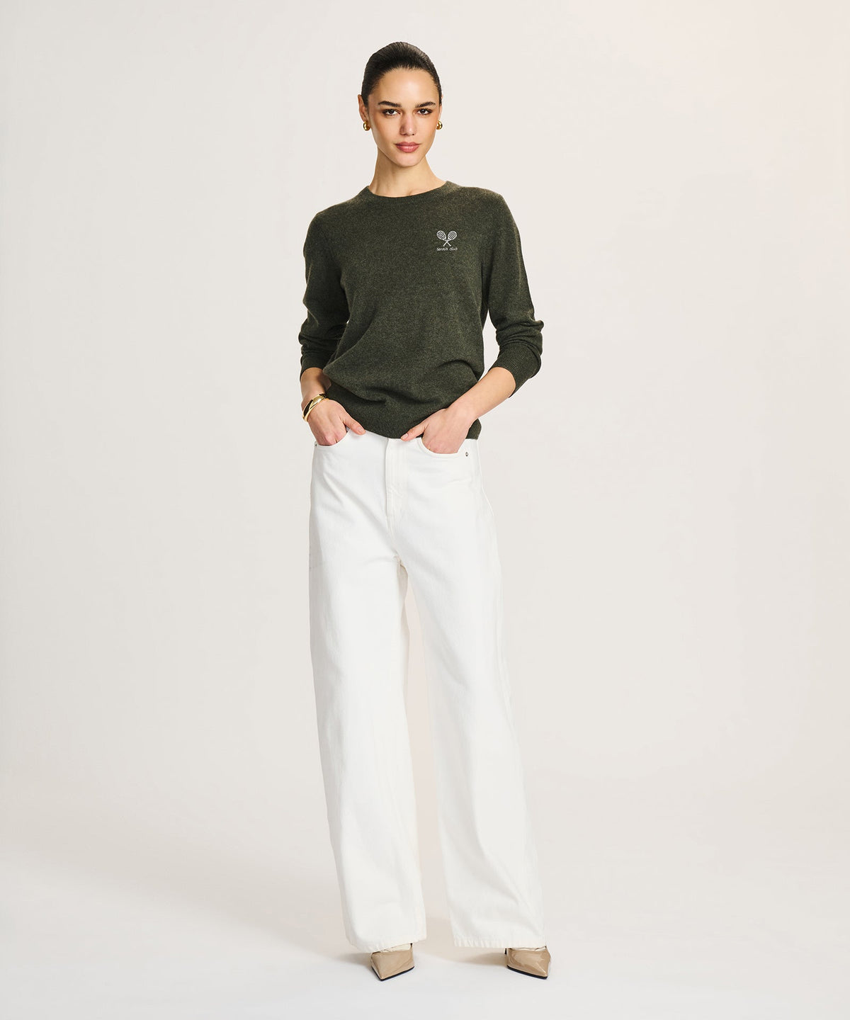 Women's Tennis Cashmere Sweater