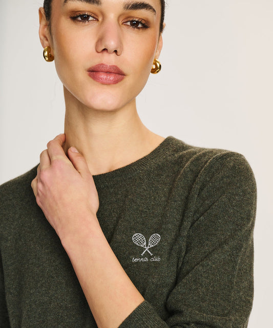Women's Tennis Cashmere Sweater