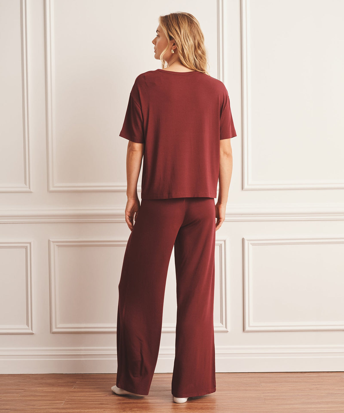 Breathable Short Sleeve Sleep Top
