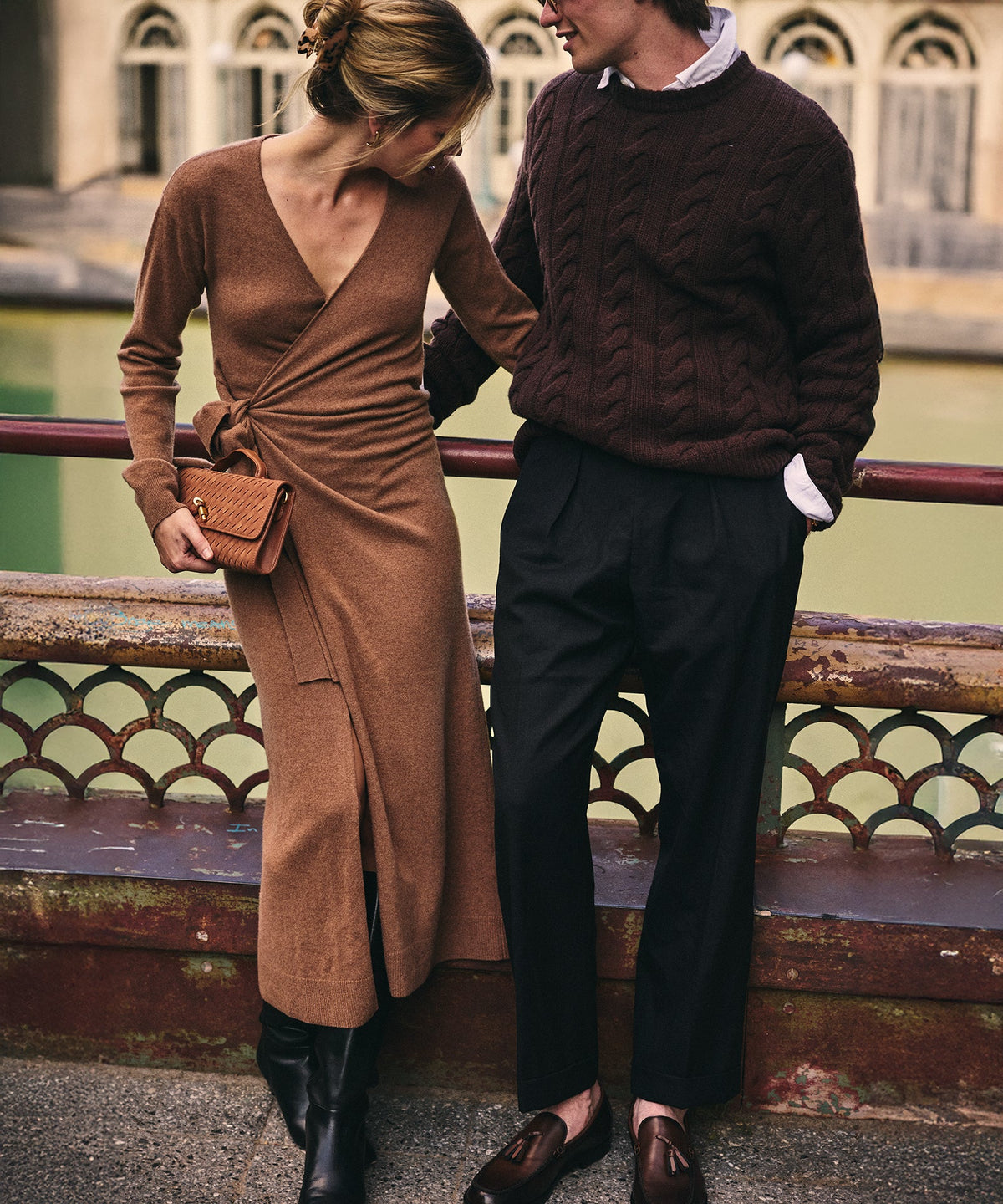 Super Luxe Cashmere Cable Crewneck
