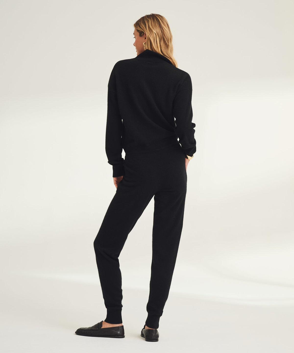 Signature Cashmere Button Down Jumpsuit