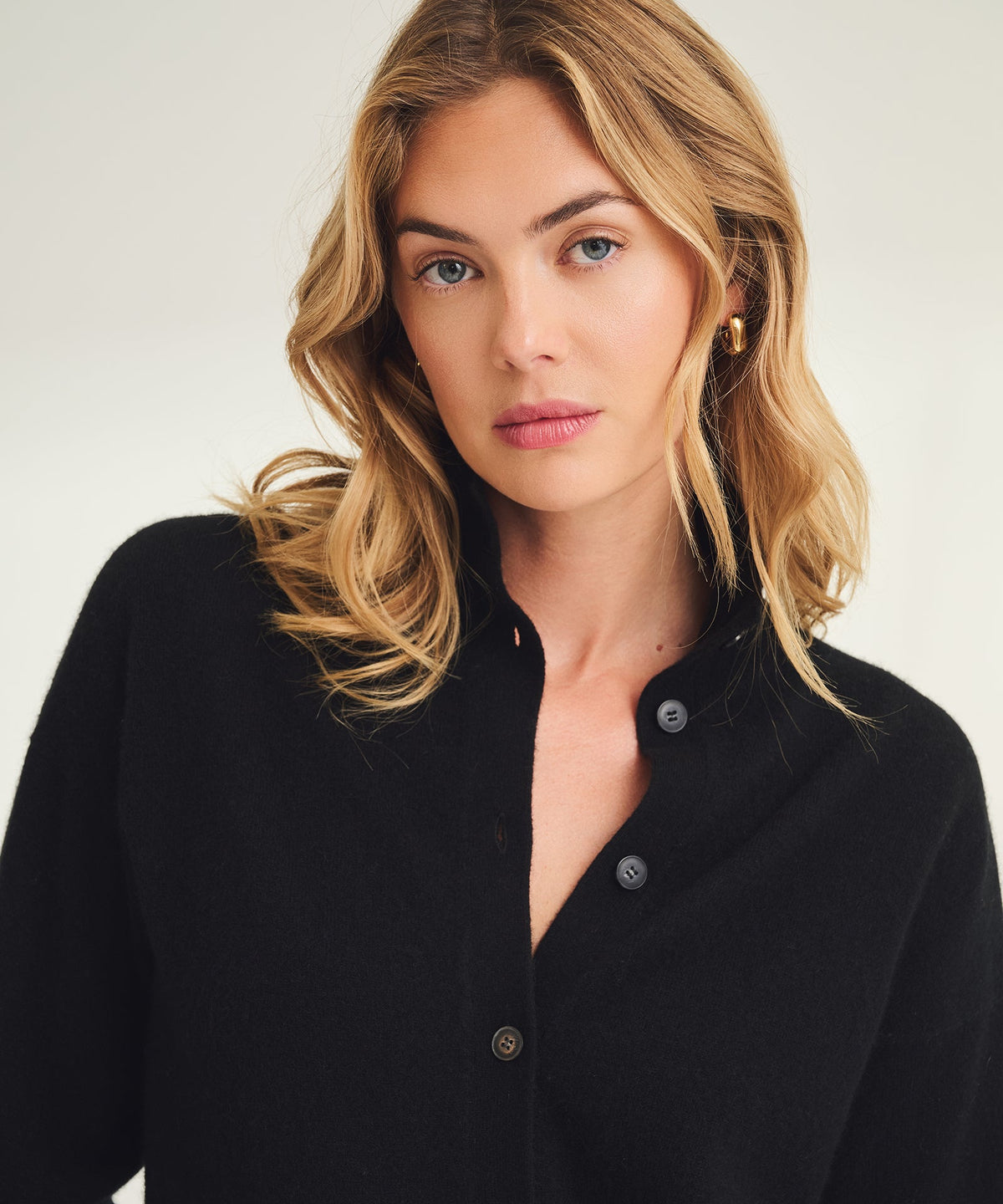 Signature Cashmere Button Down Jumpsuit