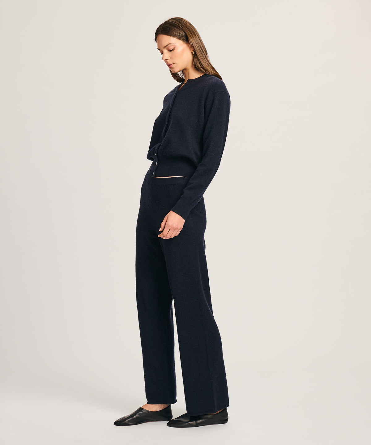 Signature Cashmere Straight Leg Pant