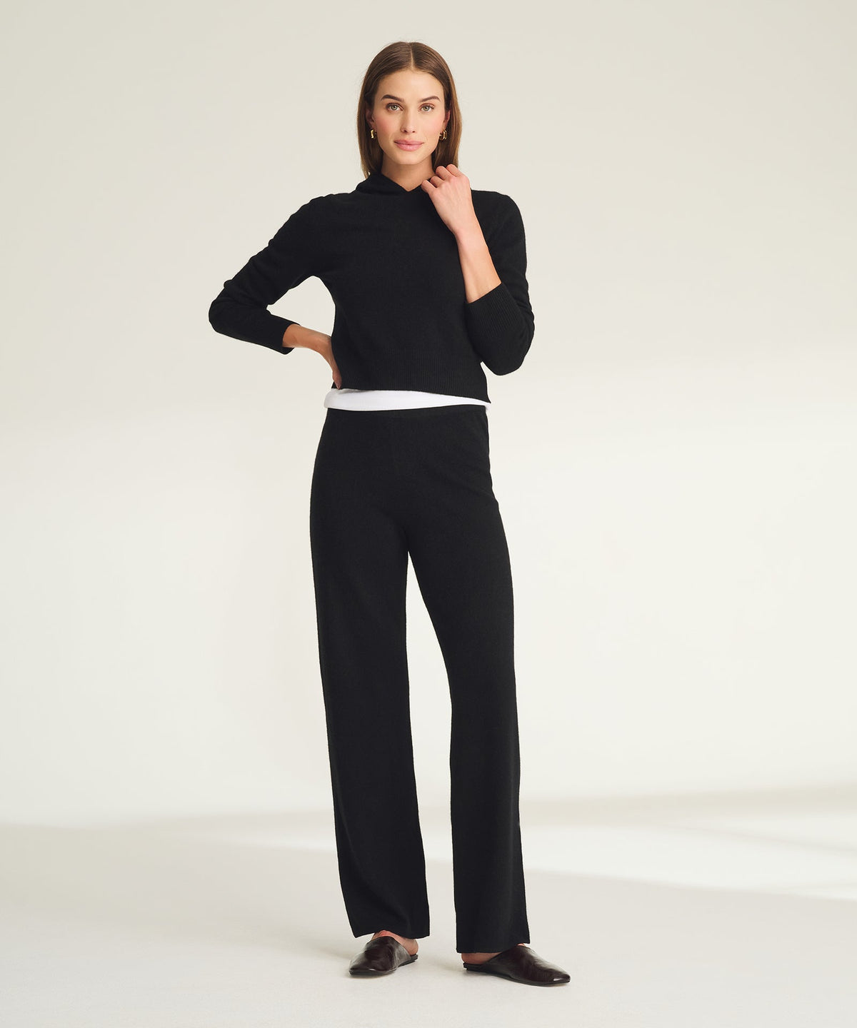 Signature Cashmere Straight Leg Pant