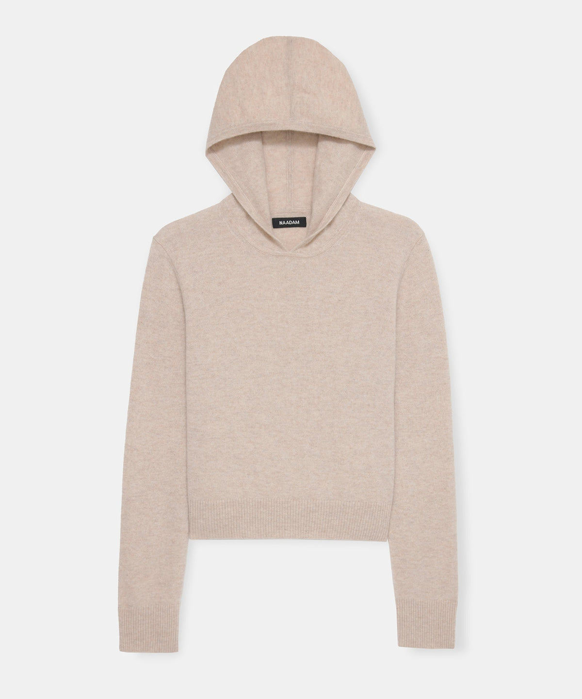 Signature Cashmere Cropped Hoodie