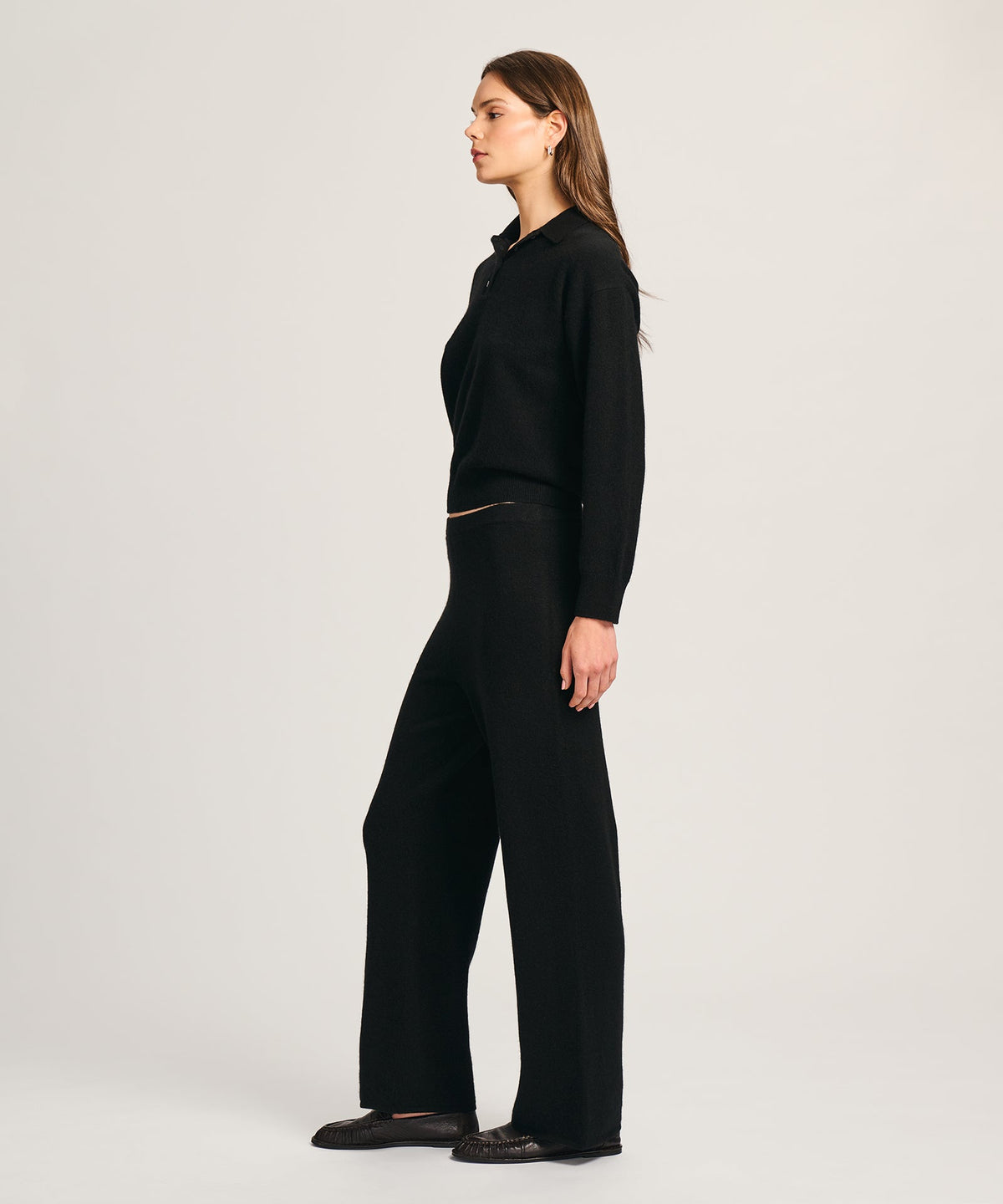 Signature Cashmere Polo Sweater