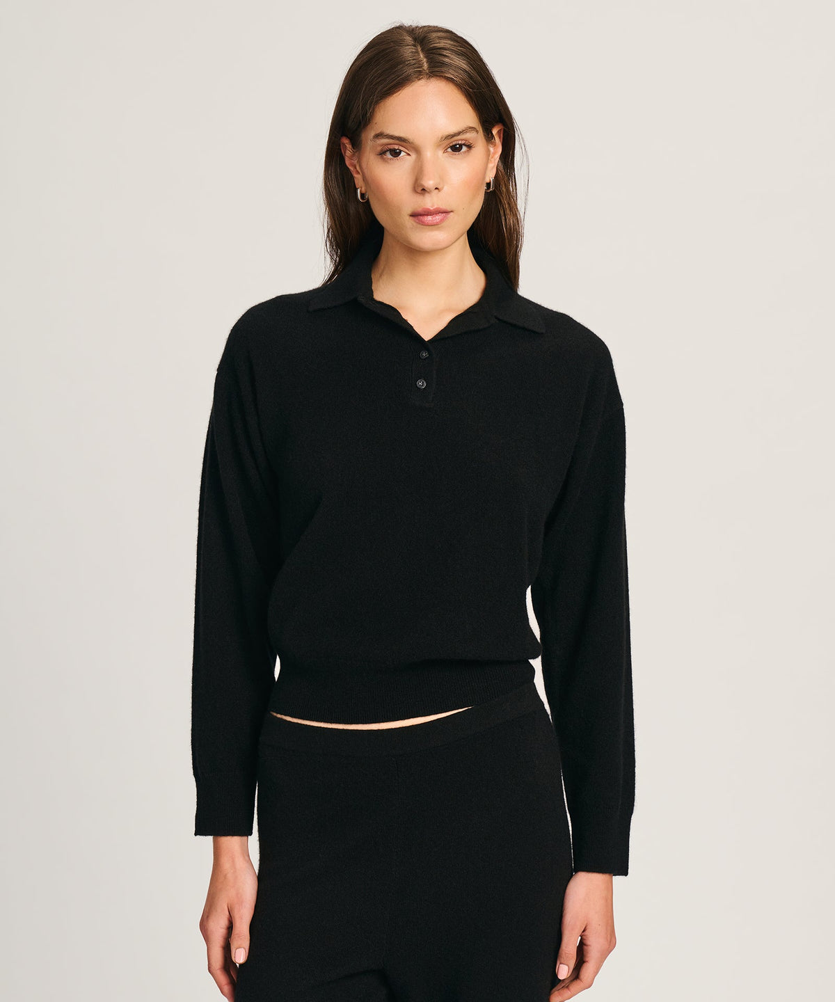 Signature Cashmere Polo Sweater