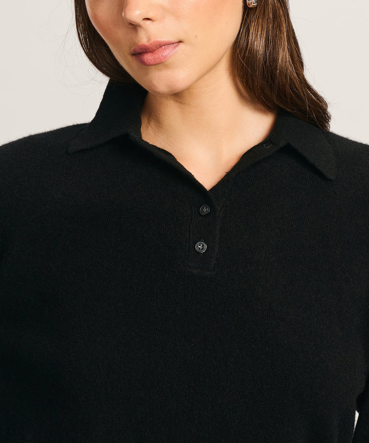 Signature Cashmere Polo Sweater