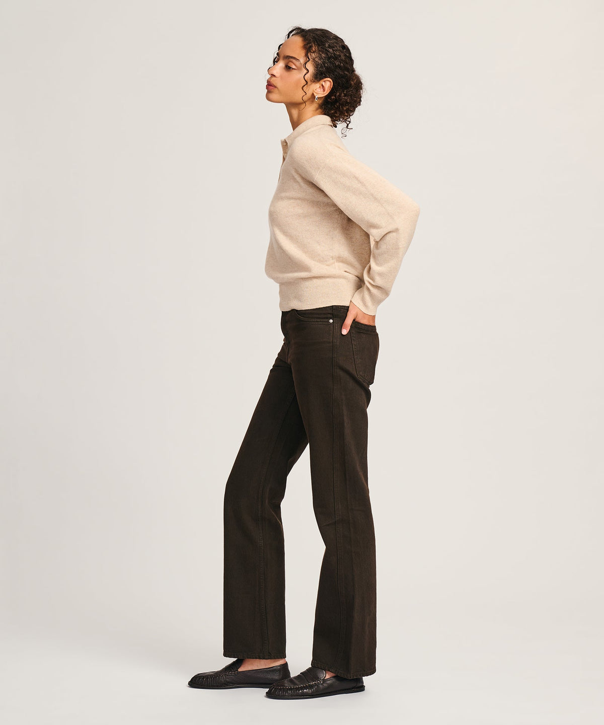 Signature Cashmere Polo Sweater