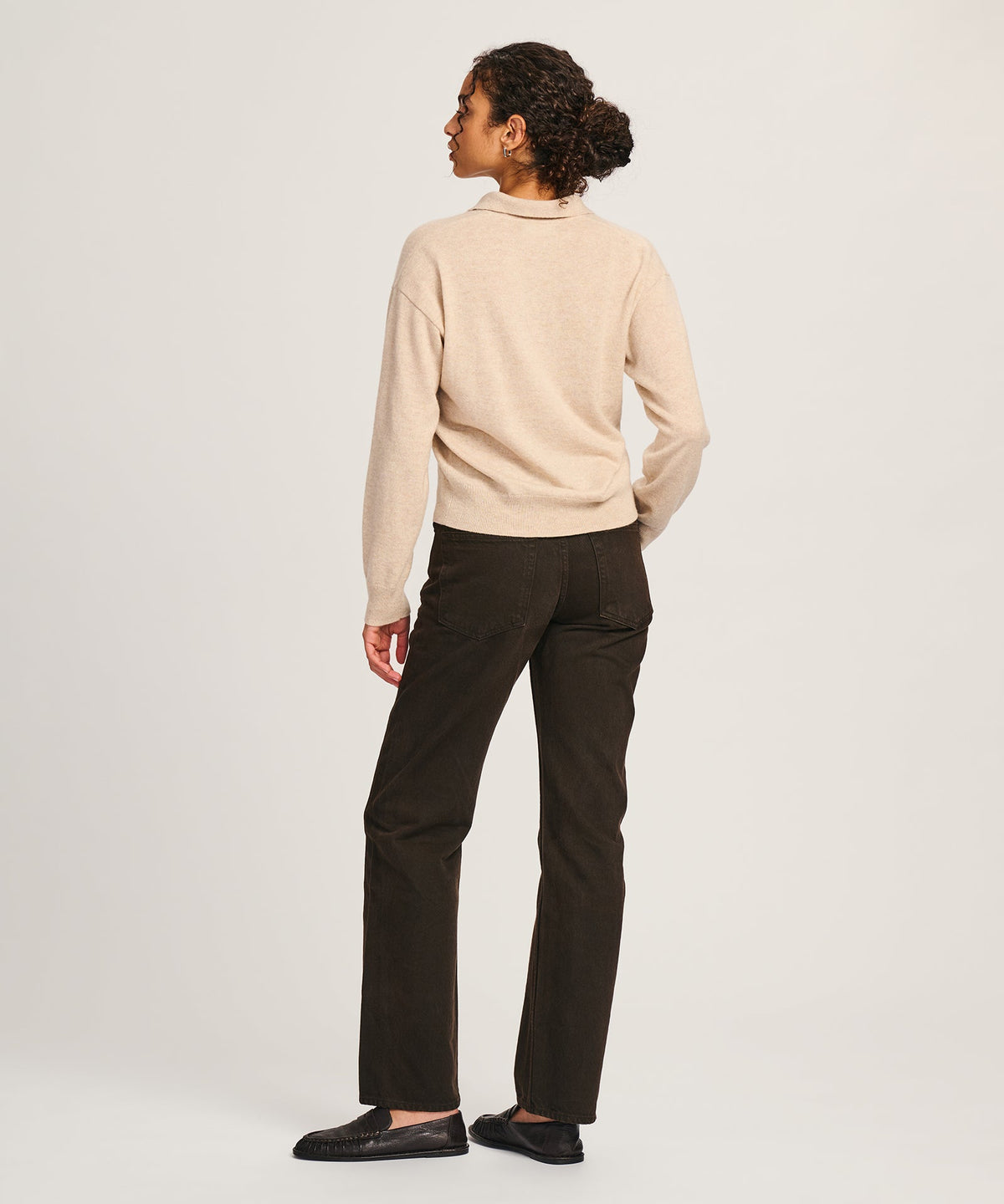 Signature Cashmere Polo Sweater