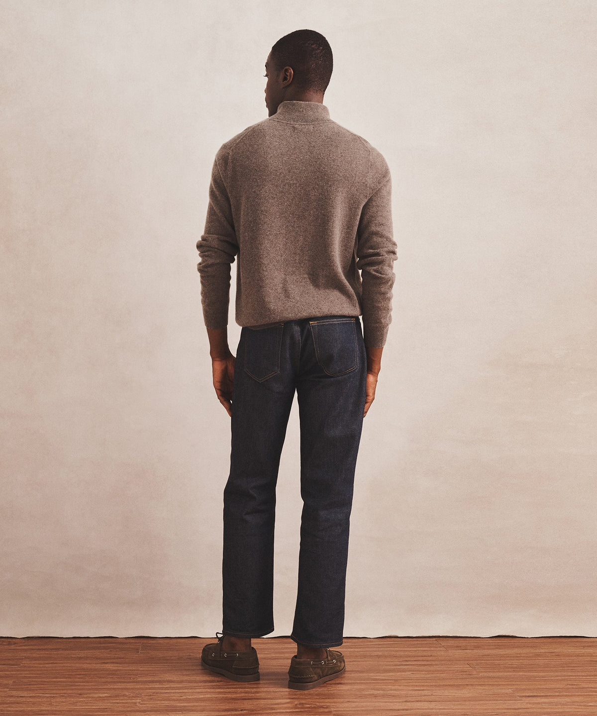 Signature Cashmere Quarter Button Down Sweater