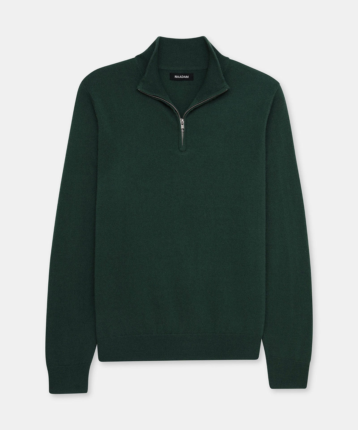 Signature Cashmere Color Blocked Quarter Zip