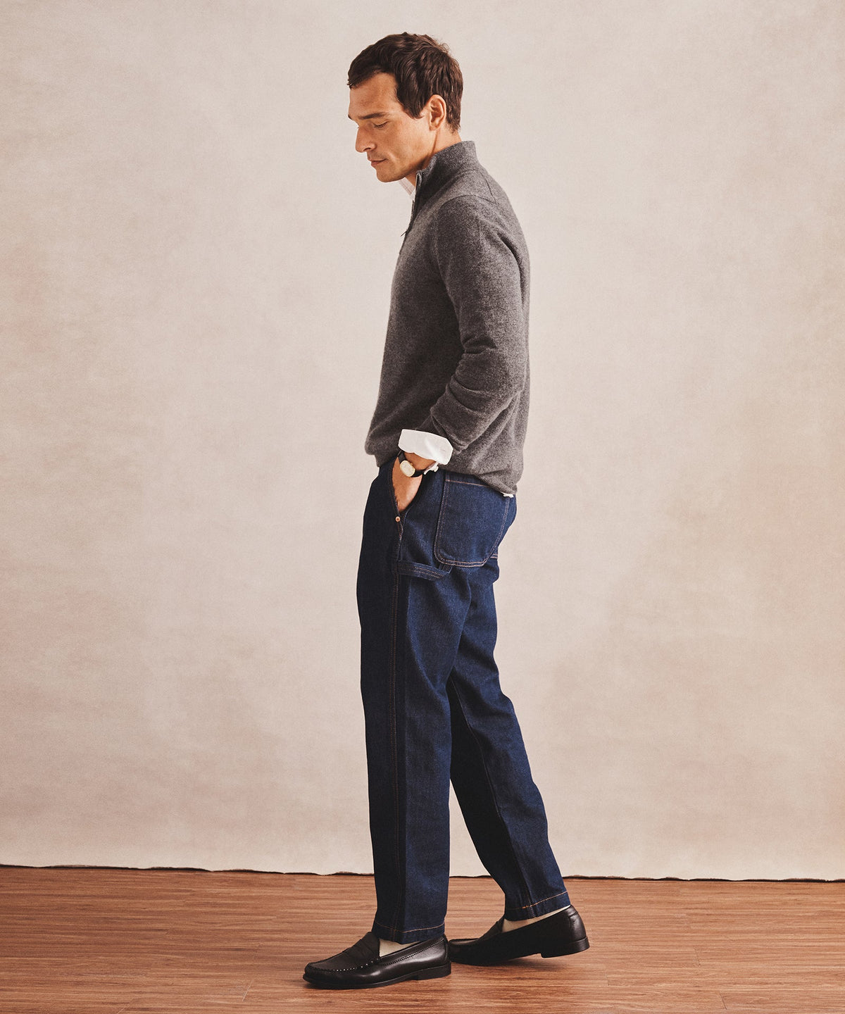 Signature Cashmere Quarter Zip