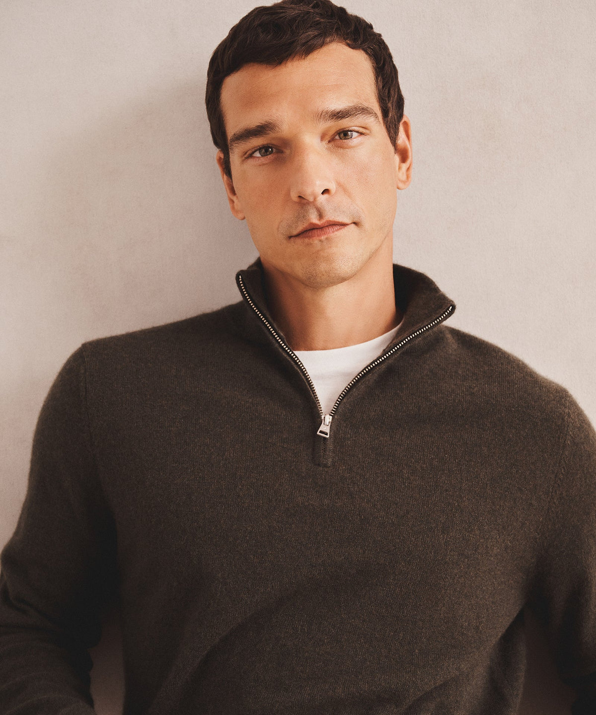 Signature Cashmere Quarter Zip