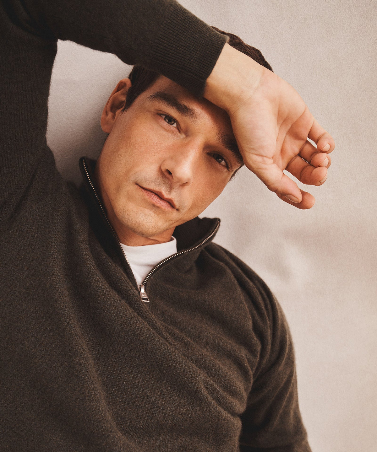 Signature Cashmere Quarter Zip