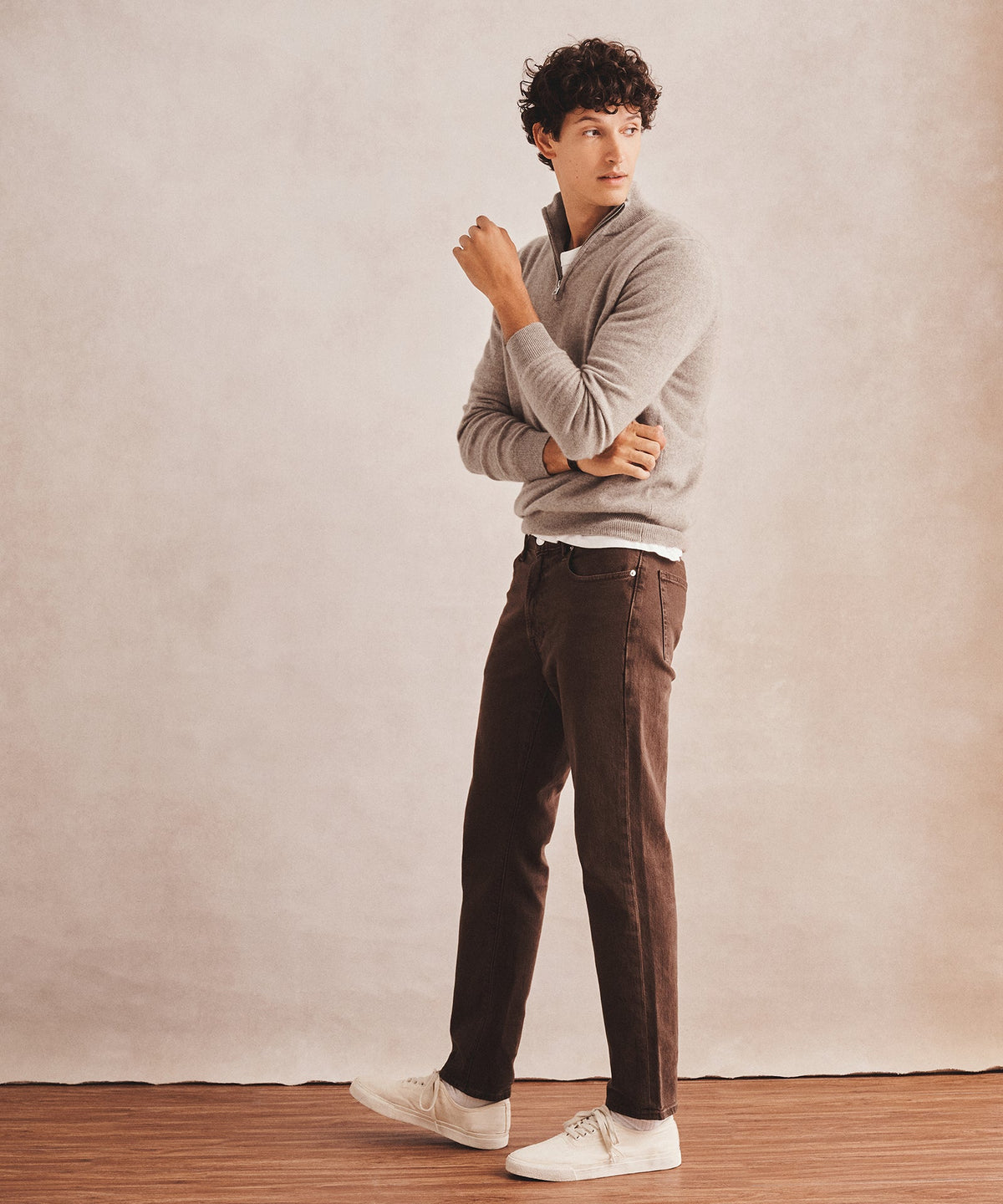 Signature Cashmere Quarter Zip