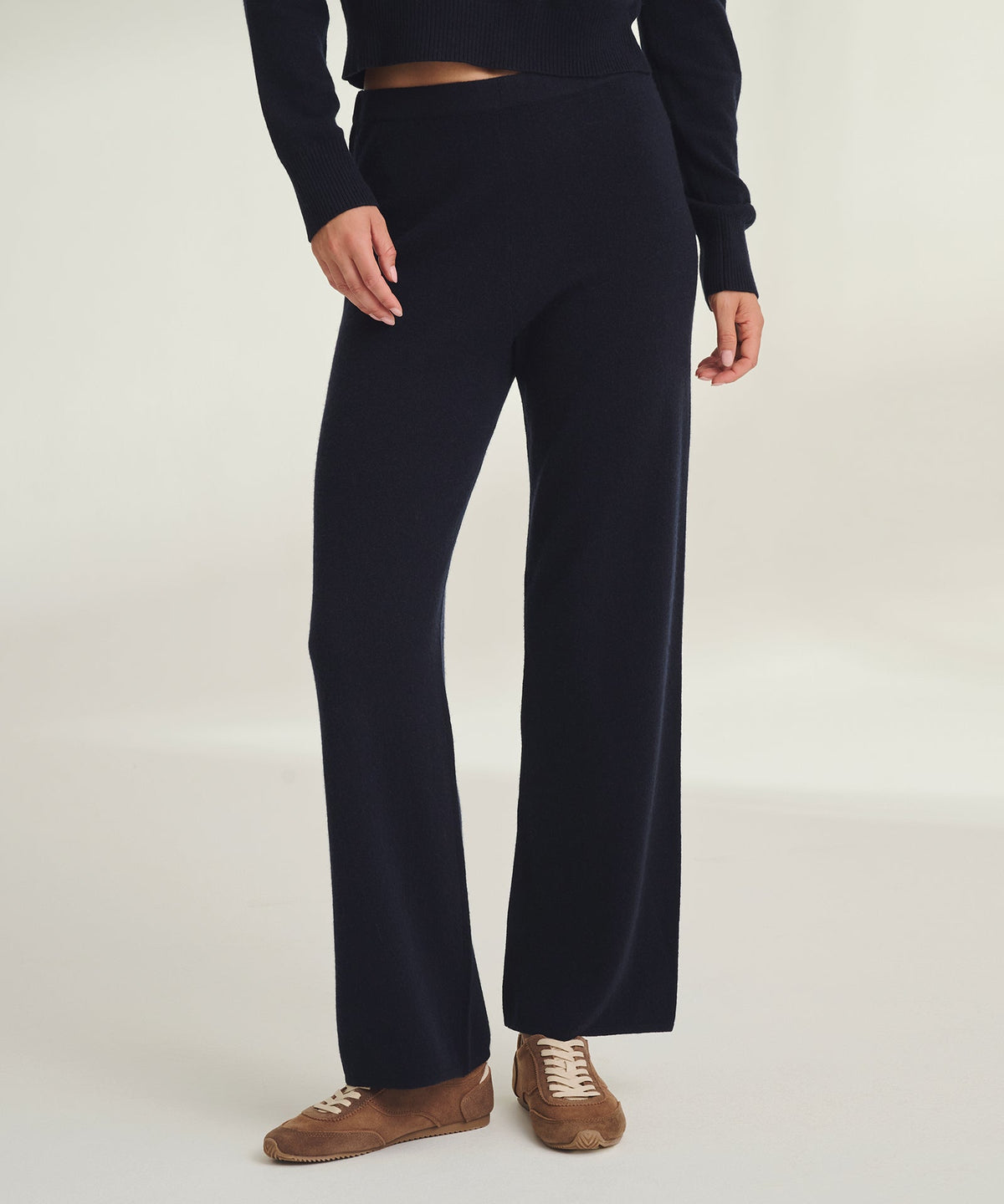 Signature Cashmere Straight Leg Pant