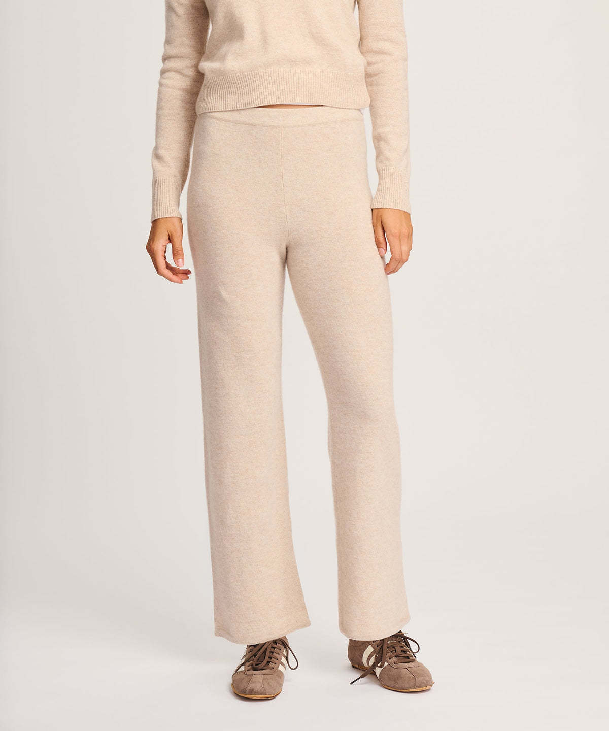 Signature Cashmere Straight Leg Pant