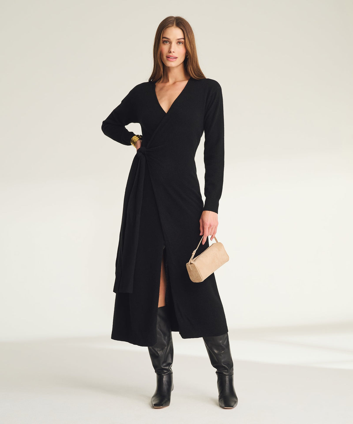 Signature Cashmere Wrap Dress