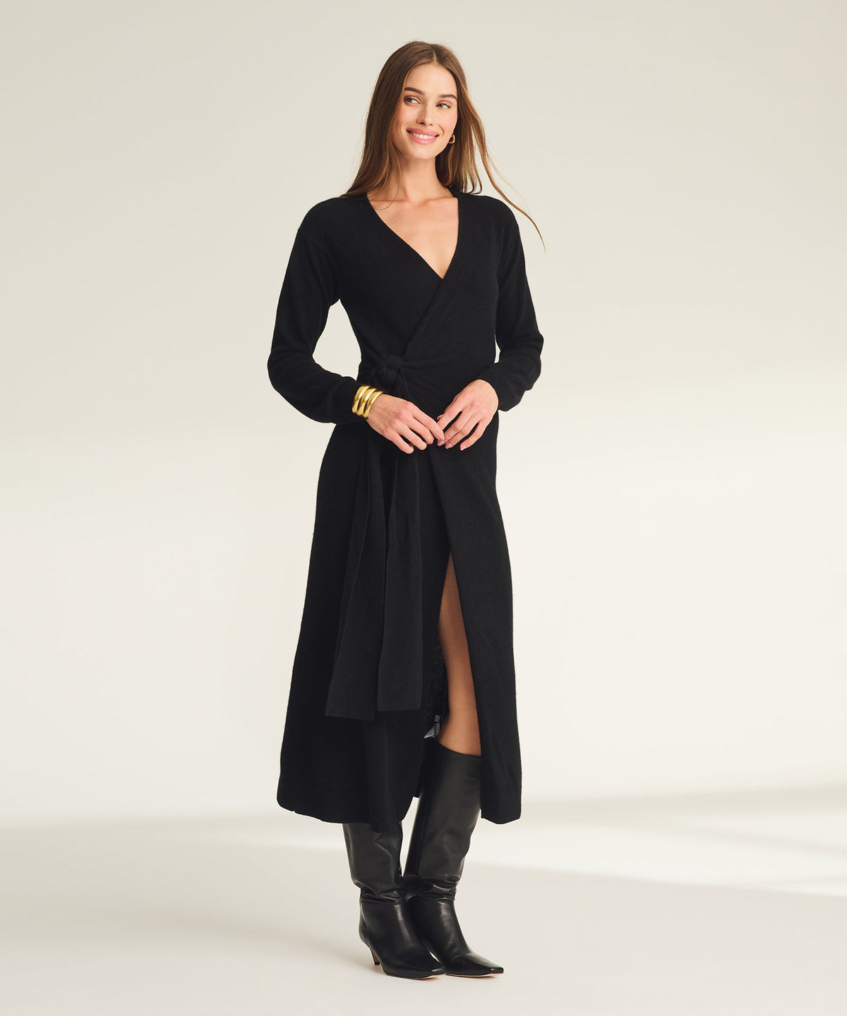 Signature Cashmere Wrap Dress