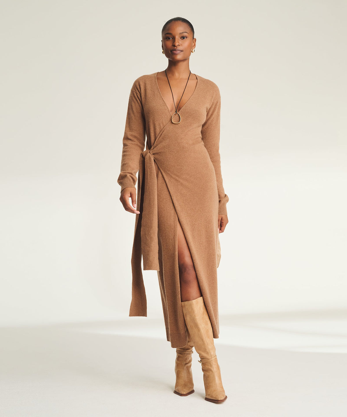 Signature Cashmere Wrap Dress