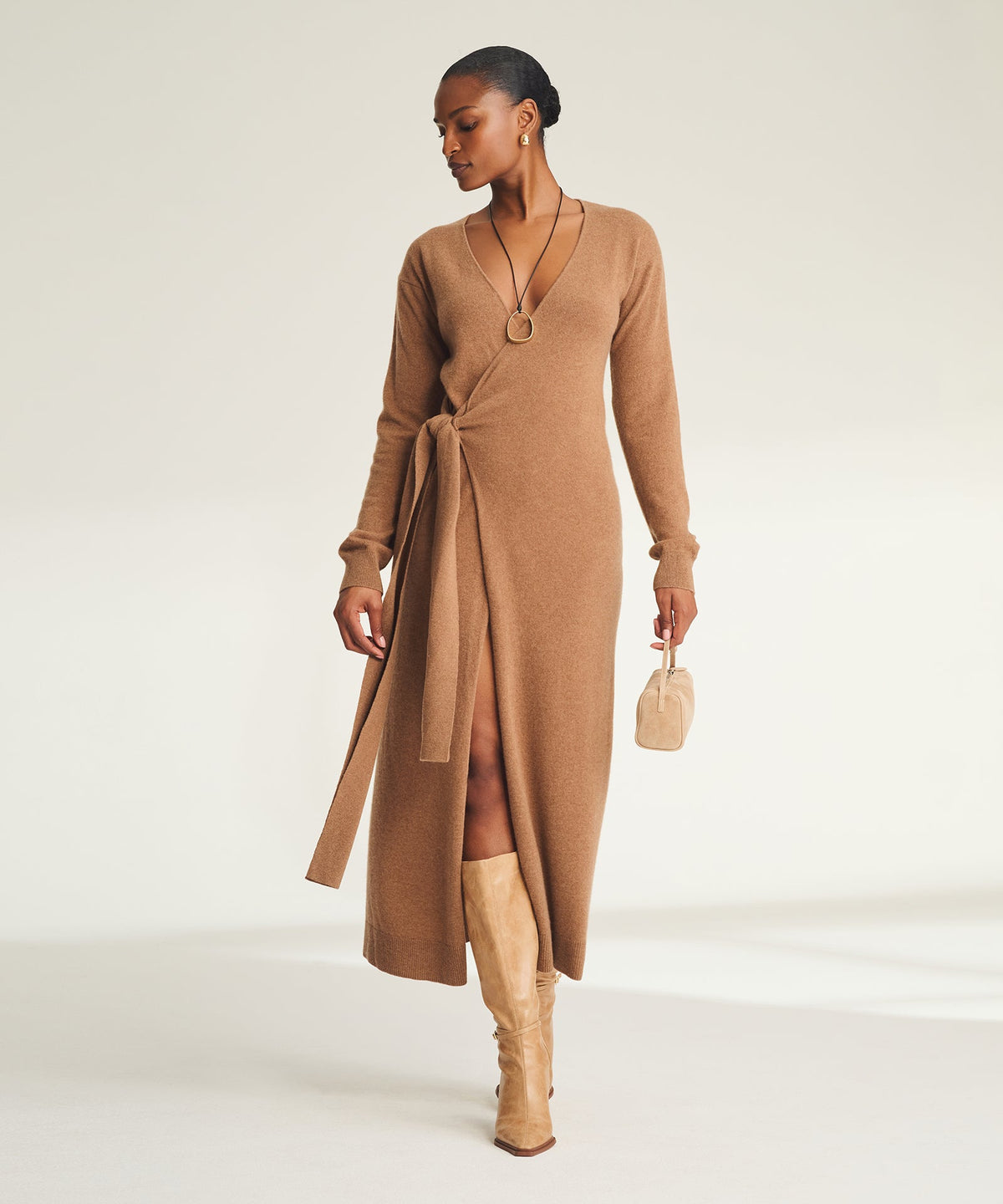Signature Cashmere Wrap Dress