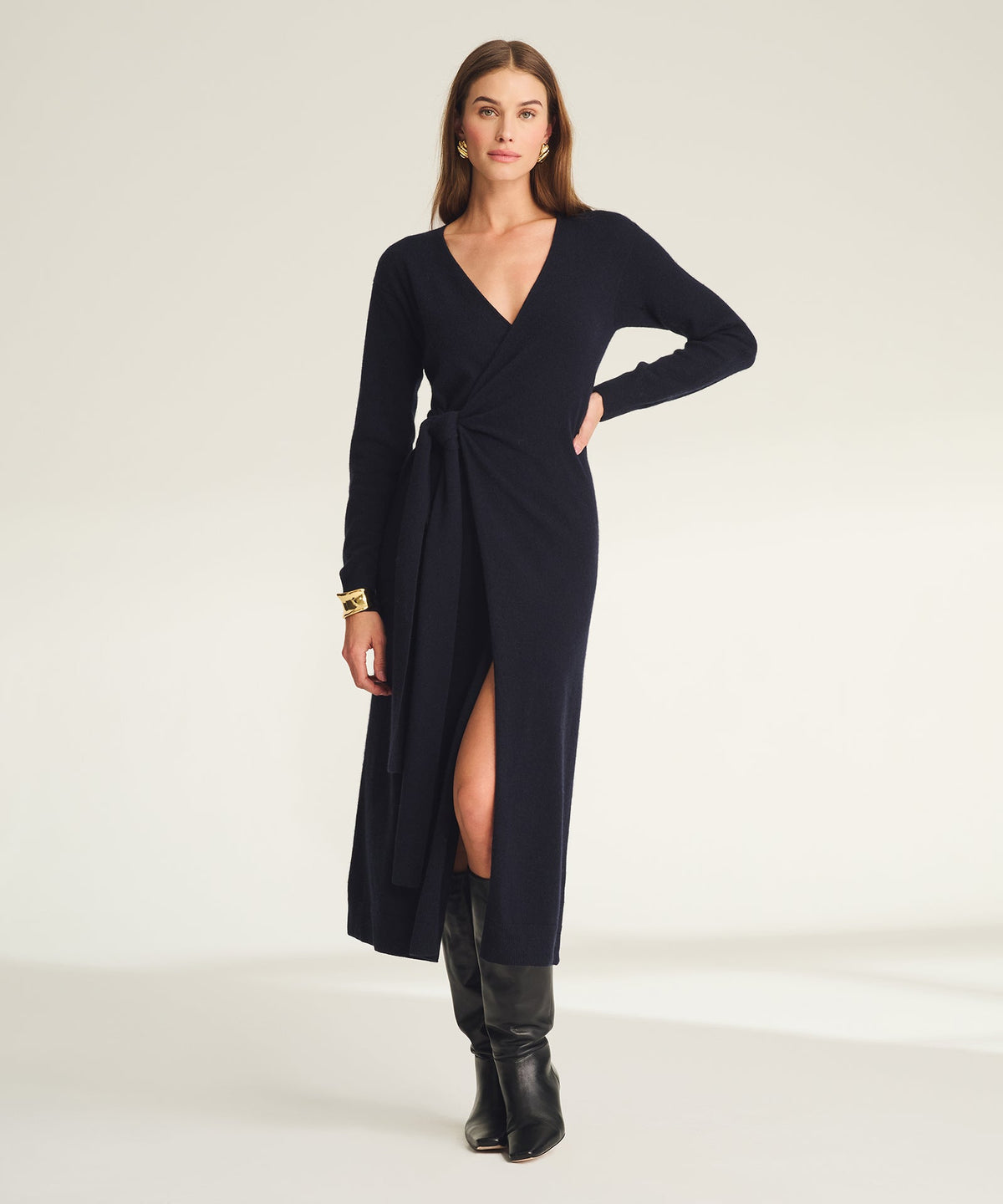Signature Cashmere Wrap Dress