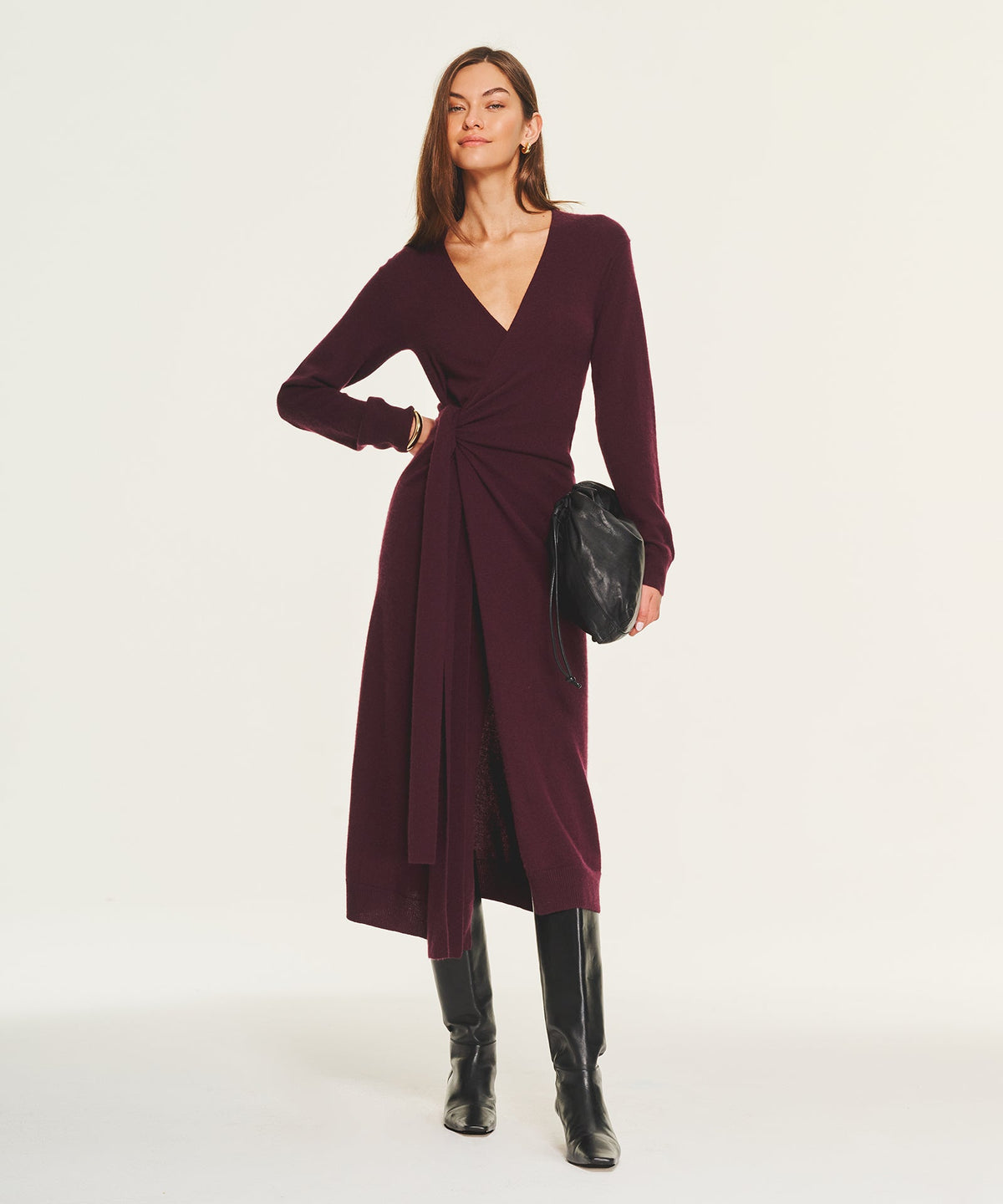 Signature Cashmere Wrap Dress