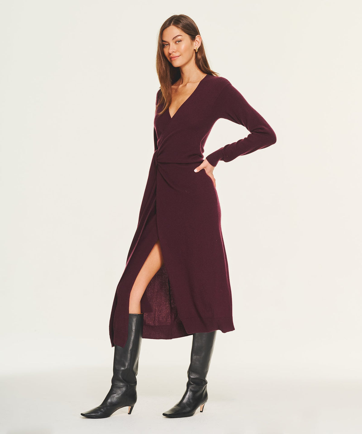 Signature Cashmere Wrap Dress