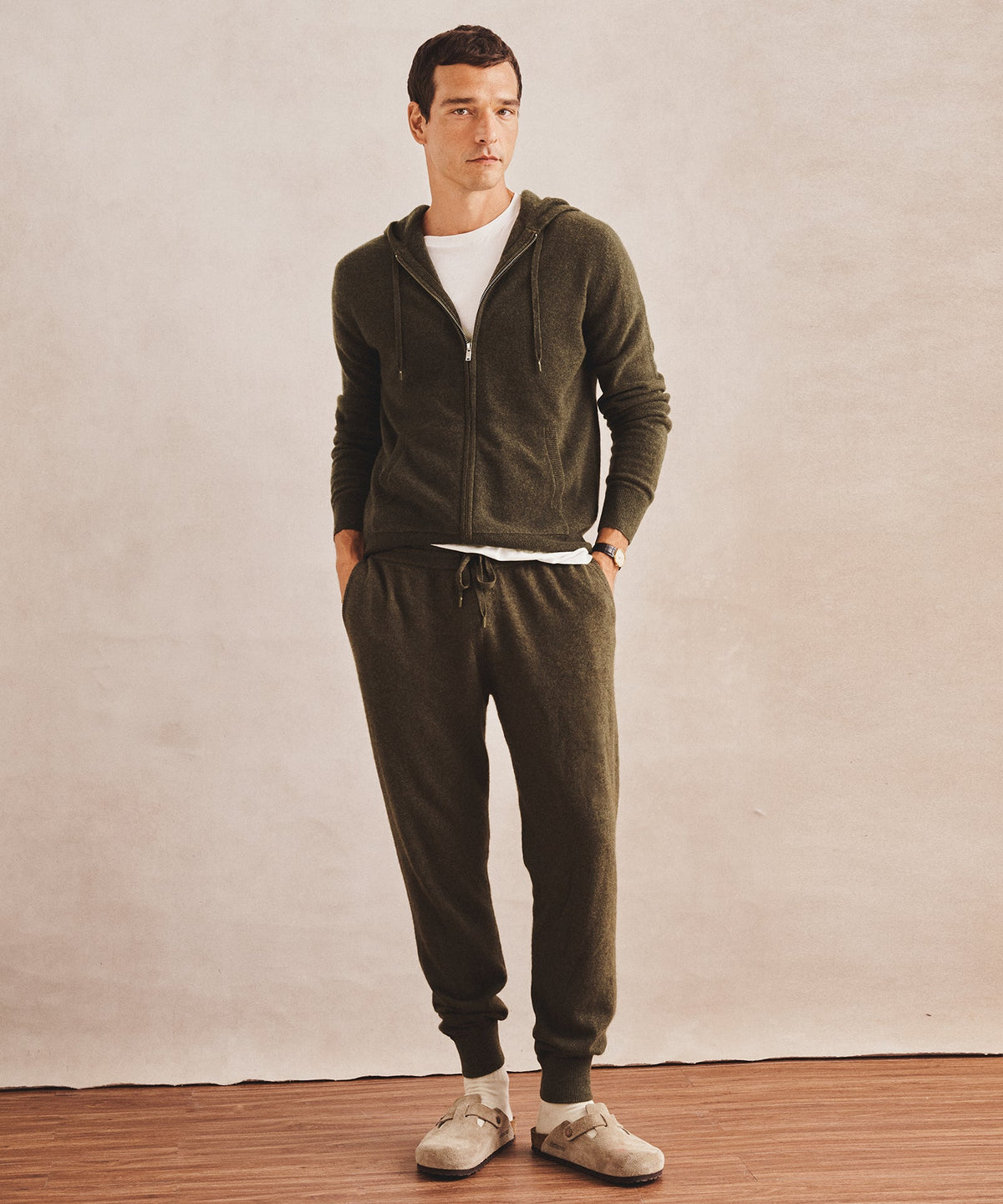 Signature Cashmere Zip Hoodie