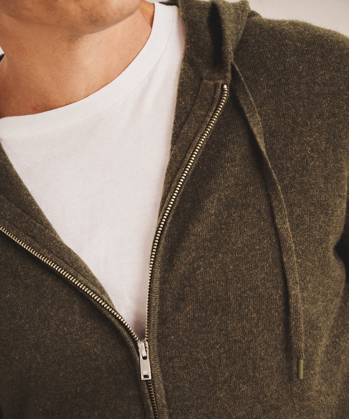 Signature Cashmere Zip Hoodie