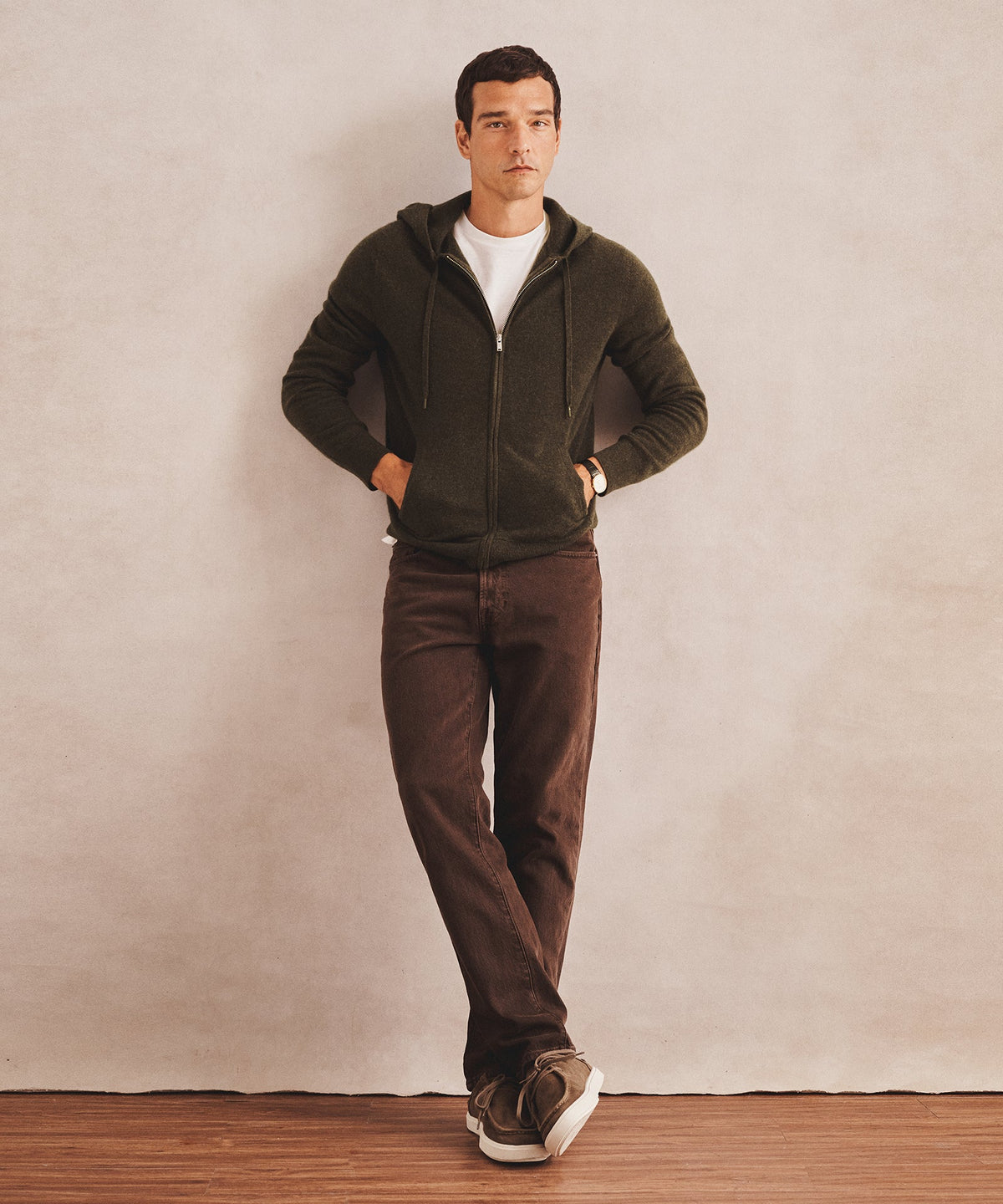 Signature Cashmere Zip Hoodie