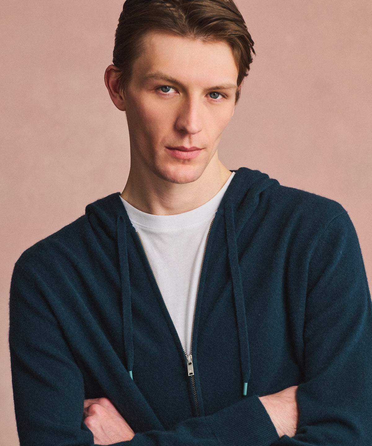 Signature Cashmere Zip Hoodie