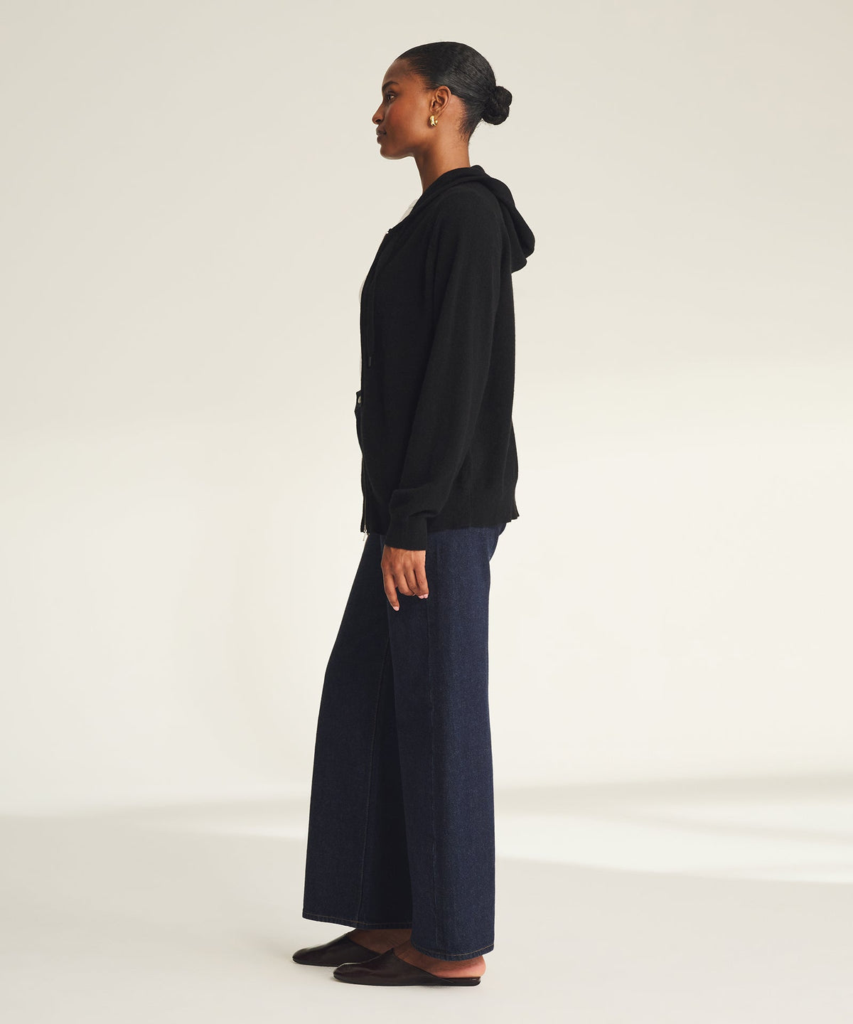 Signature Cashmere Zip Up Hoodie