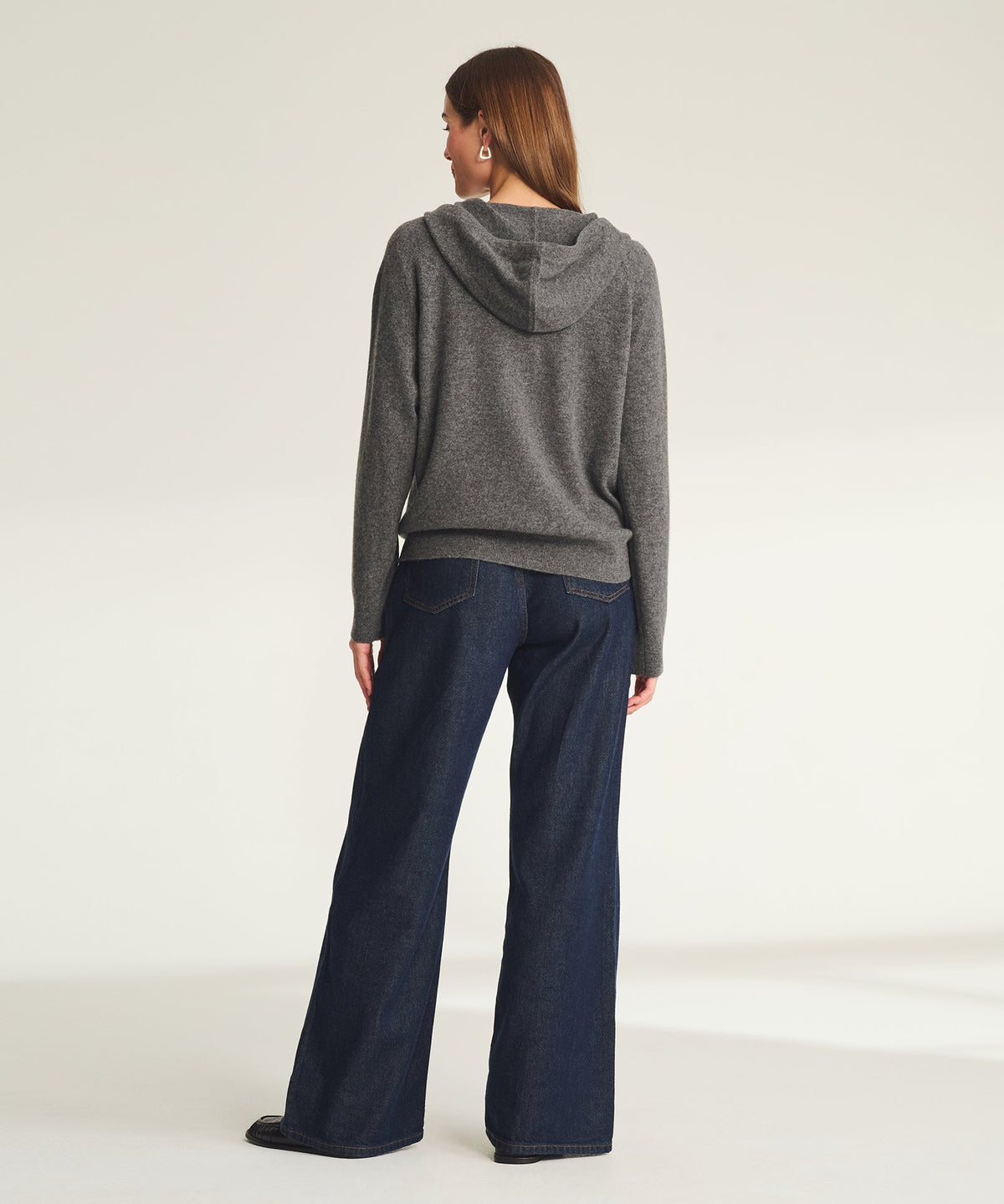 Signature Cashmere Zip Up Hoodie