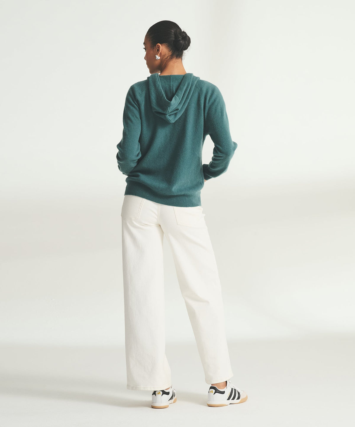 Signature Cashmere Zip Up Hoodie
