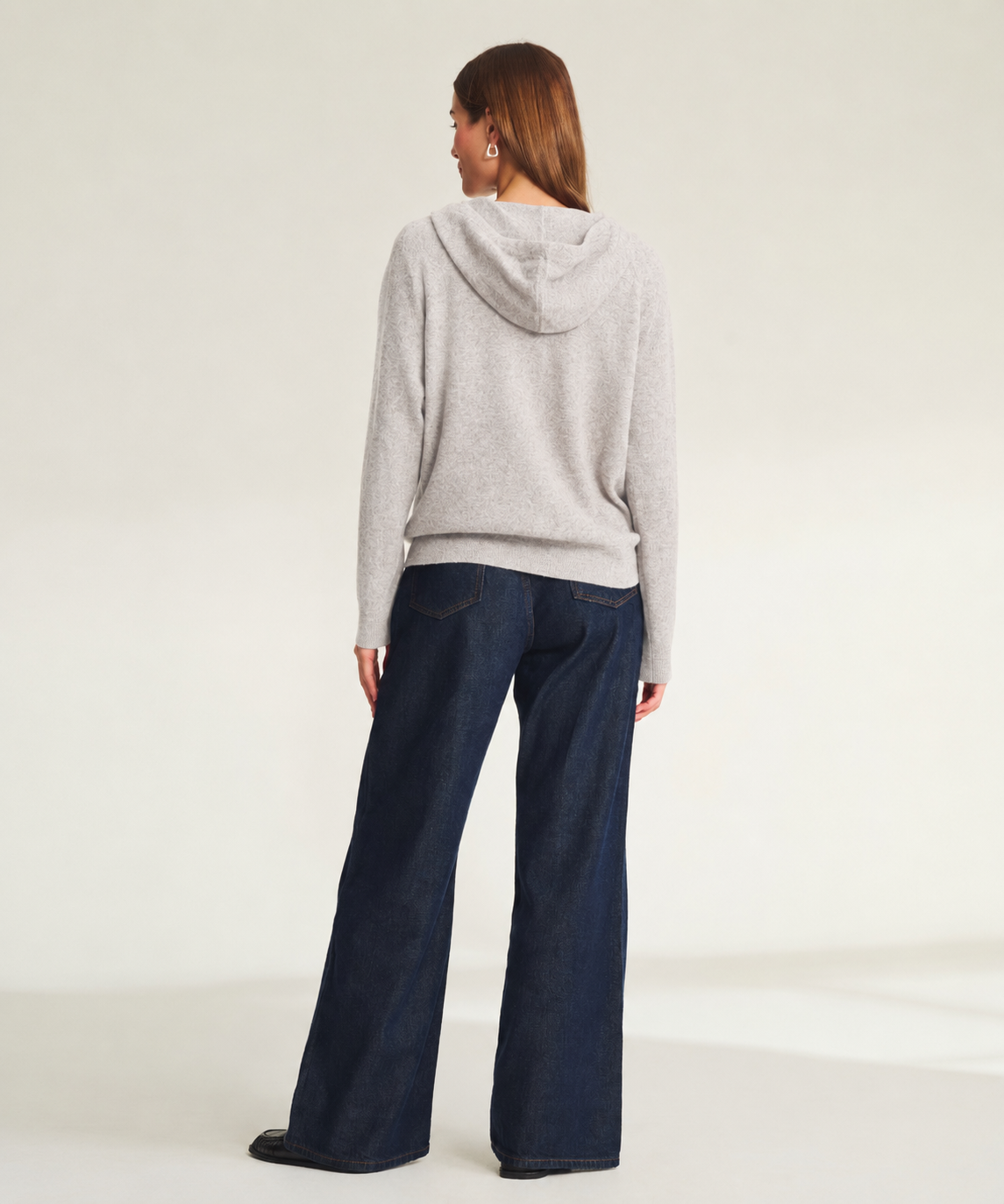 Signature Cashmere Zip Up Hoodie