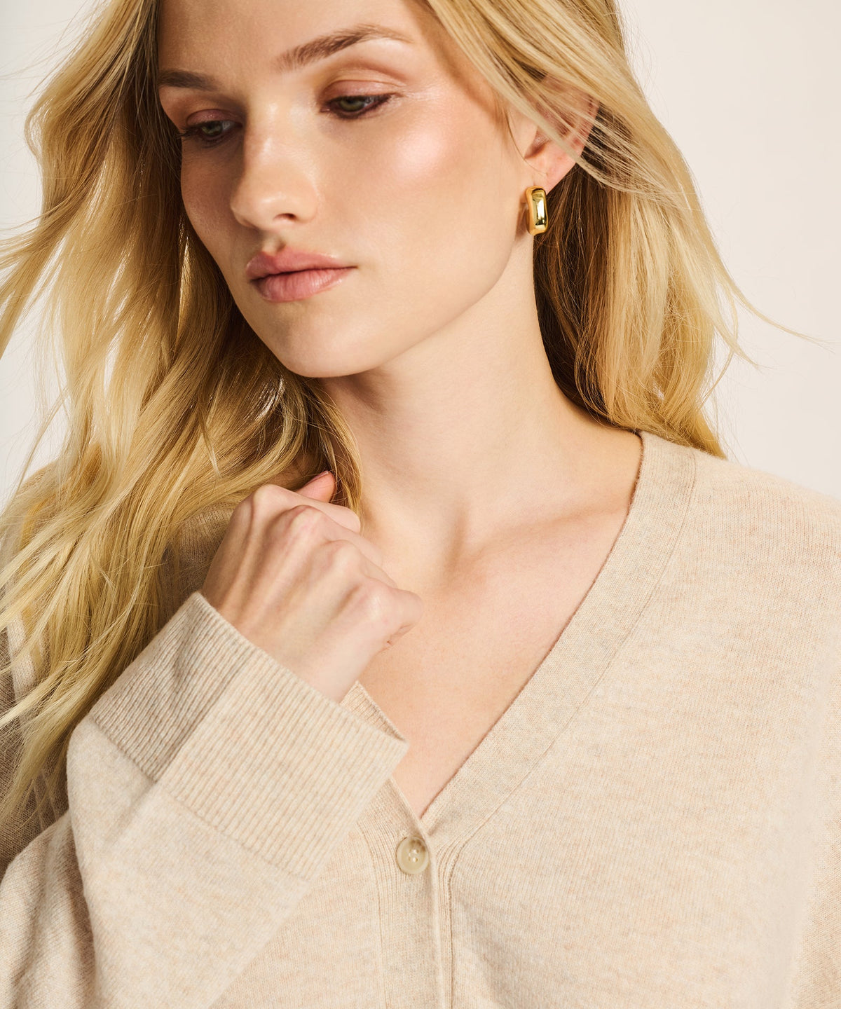 Signature Cashmere Boxy Cardigan
