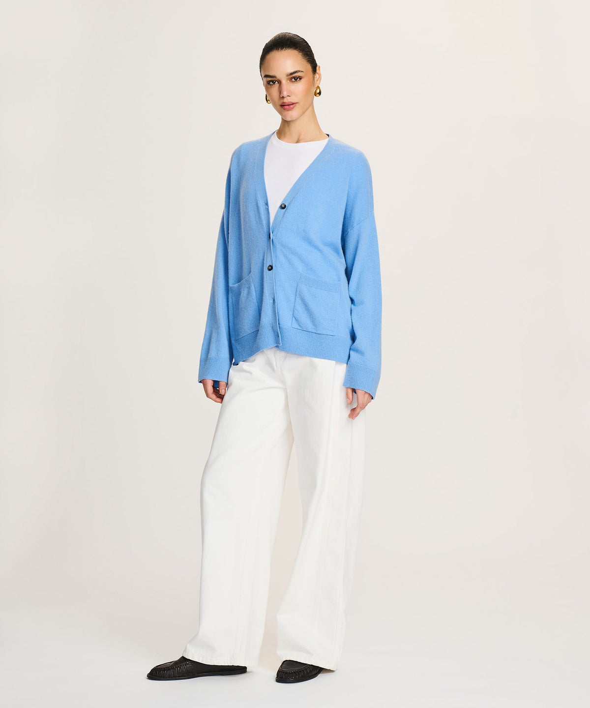 Signature Cashmere Boxy Cardigan