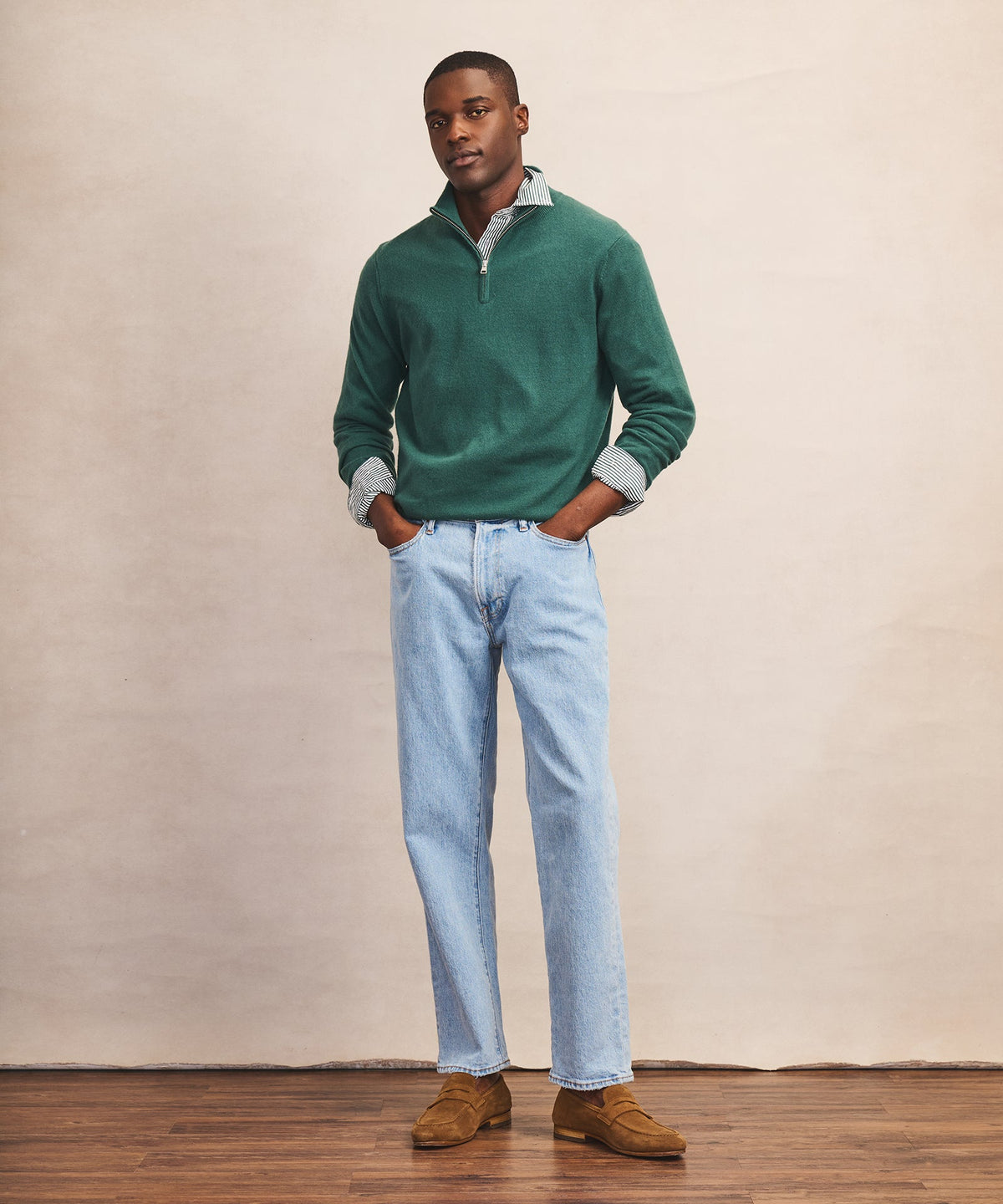 Signature Cashmere Quarter Zip