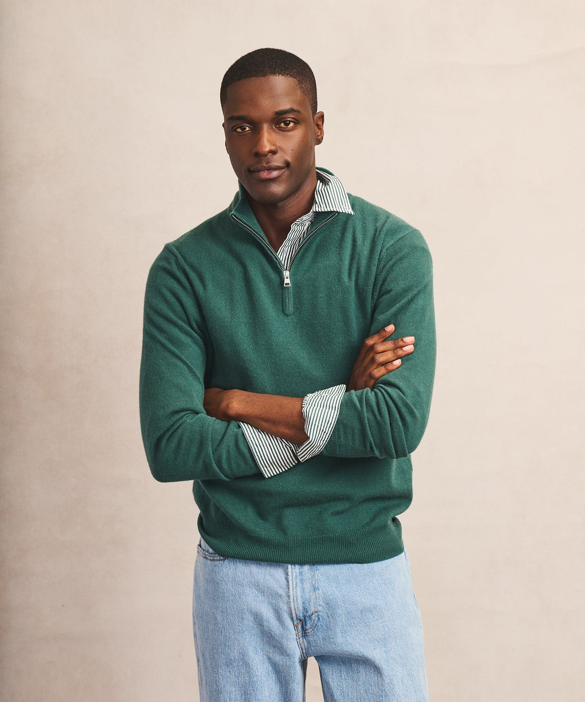 Signature Cashmere Quarter Zip