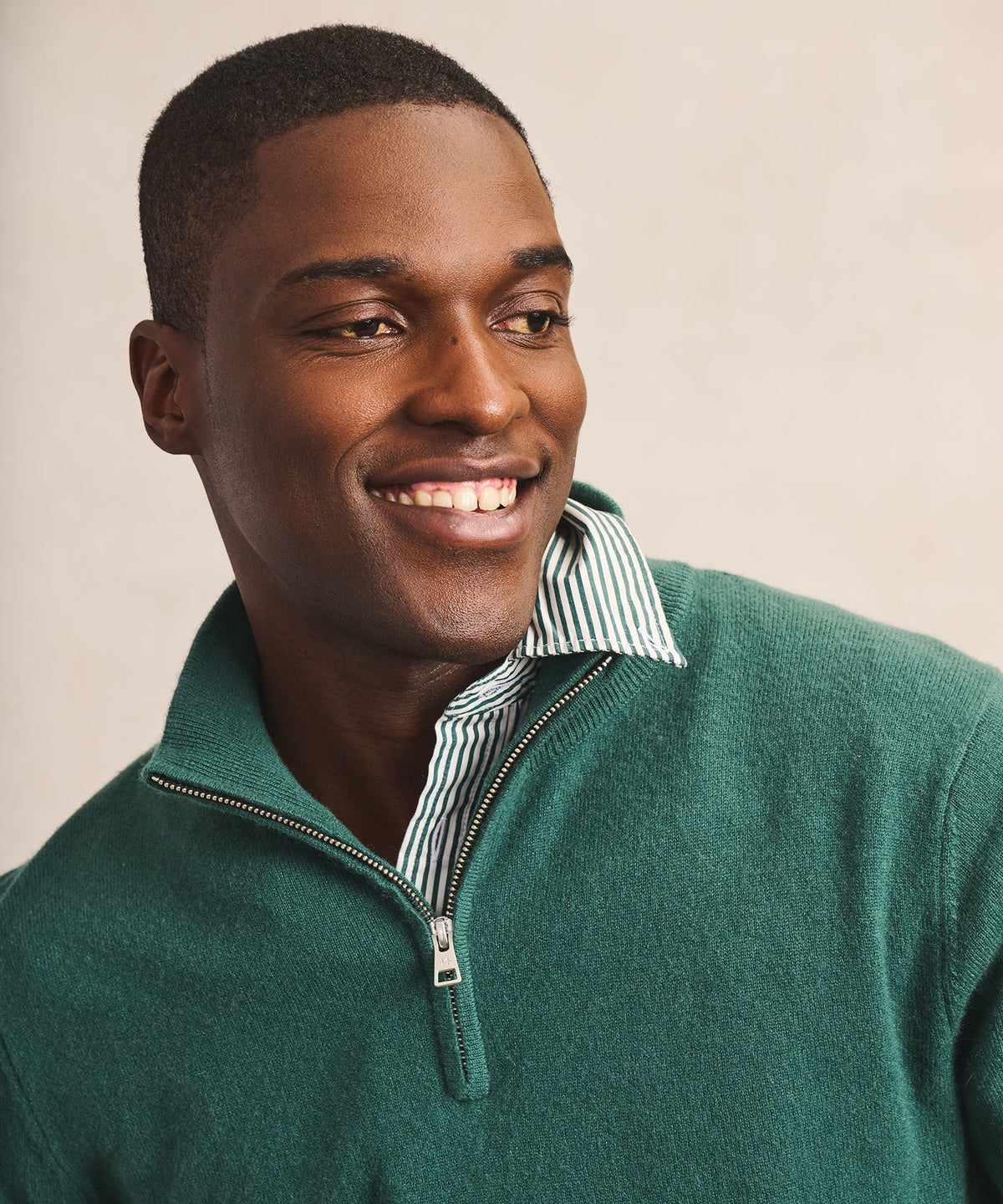 Signature Cashmere Quarter Zip