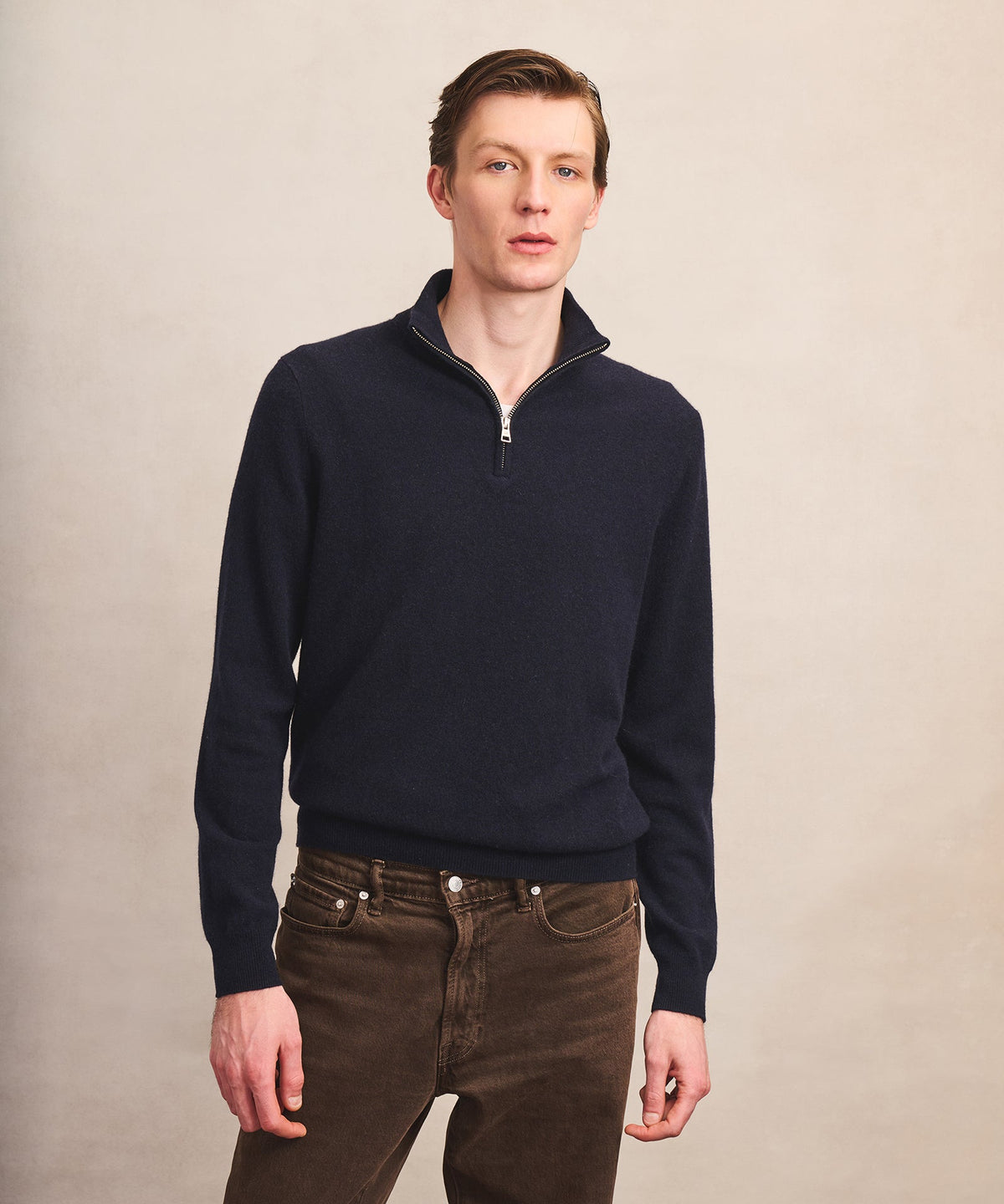 Signature Cashmere Quarter Zip
