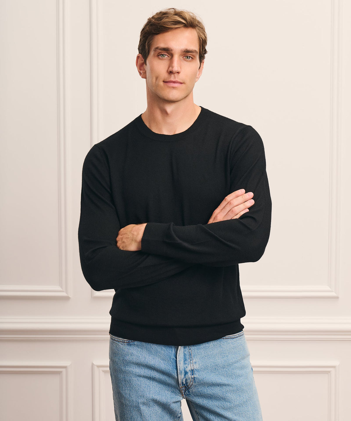 Super Fine Cashmere Long Sleeve Crewneck