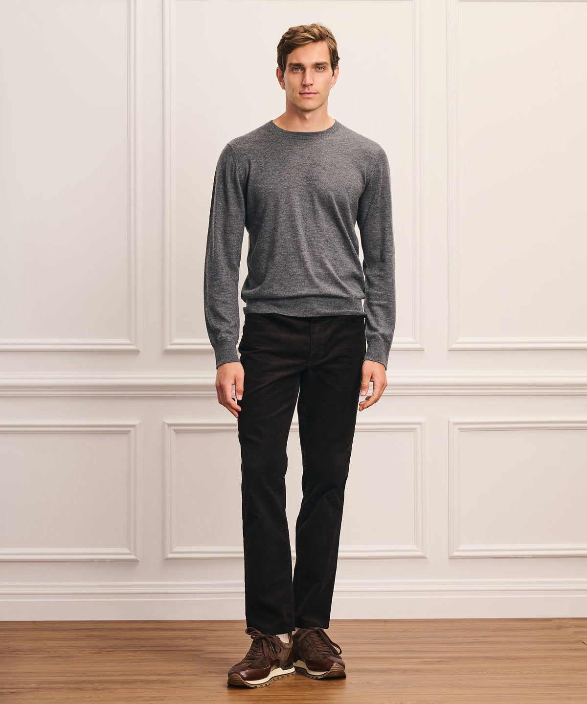 Super Fine Cashmere Long Sleeve Crewneck