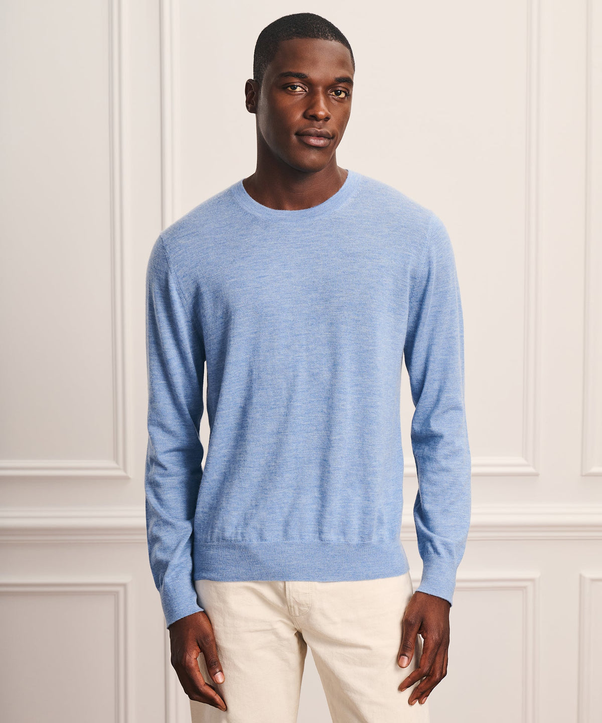Super Fine Cashmere Long Sleeve Crewneck